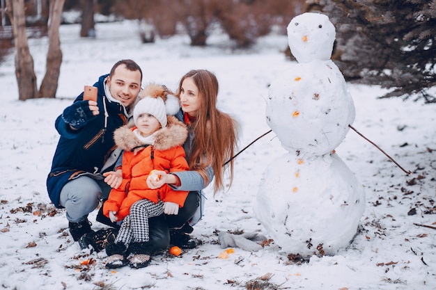 Mamma papà e figlia