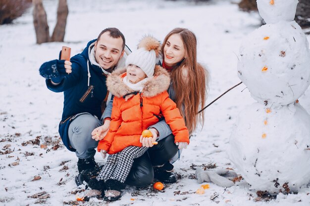 Mamma papà e figlia