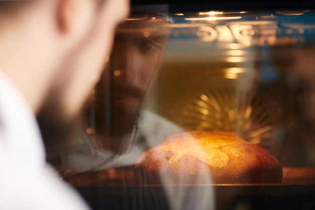 Man Baking bread