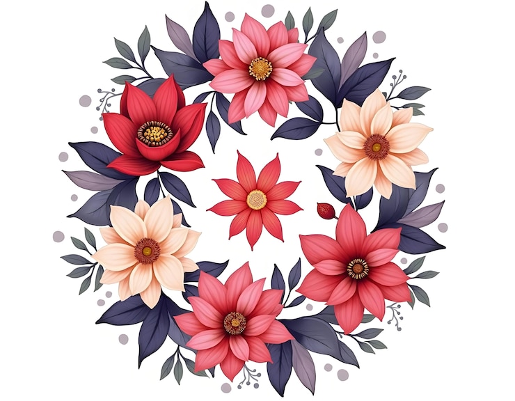 Foto gratuito mandala floreale