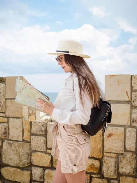 Mappa di lettura donna