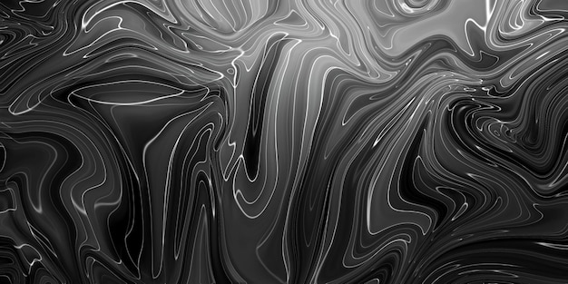 Marmo nero inchiostro texture acrilico dipinto onde texture motivo di sfondo può essere utilizzato per carta da parati o piastrelle per pareti in pelle lussuose