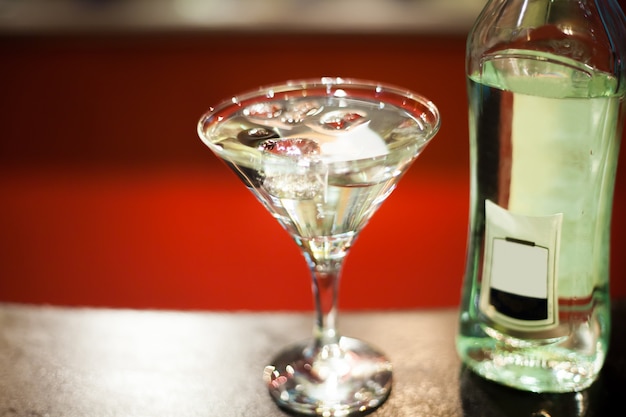 Martini in un bicchiere