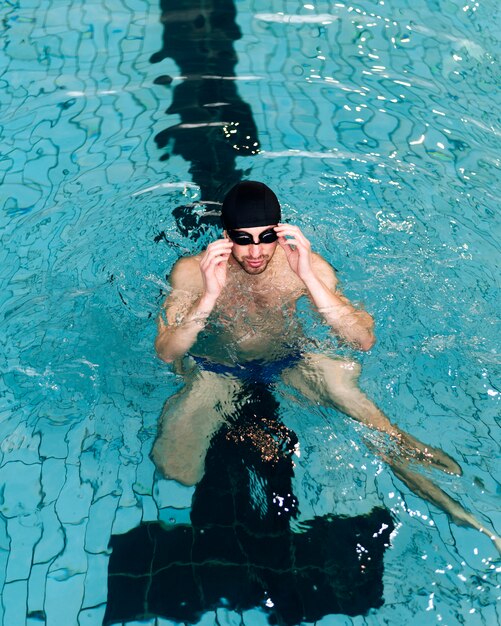 Maschera da nuoto per uomo