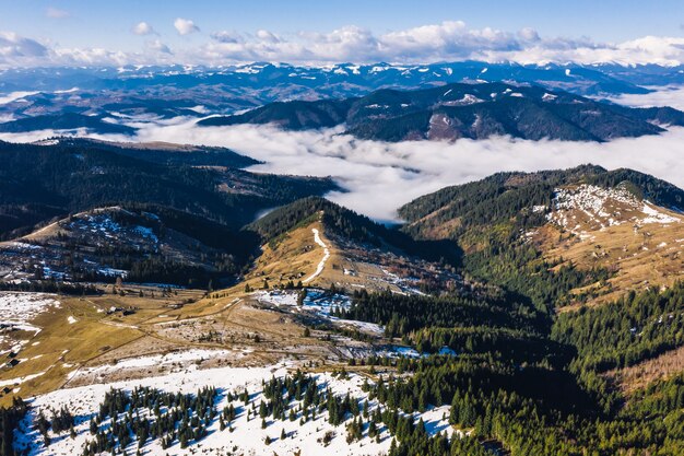 Mattina in montagna.