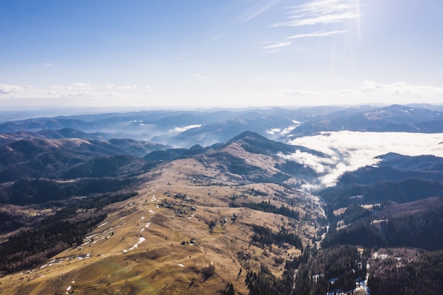 Mattina in montagna.