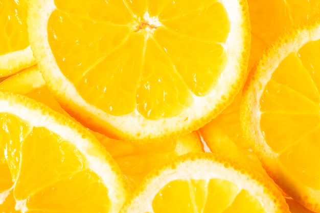 Mazzo di arance fresche a fette