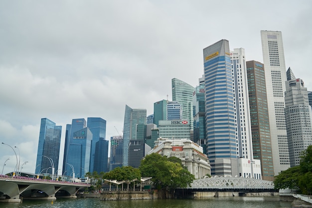 meraviglioso Singapore bella giornata città