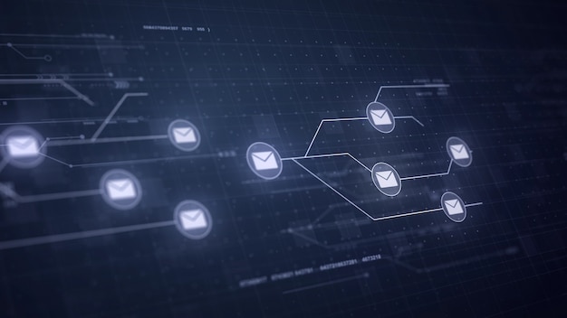 Messaggi di posta elettronica Tecnologia di connessione del circuito di rete