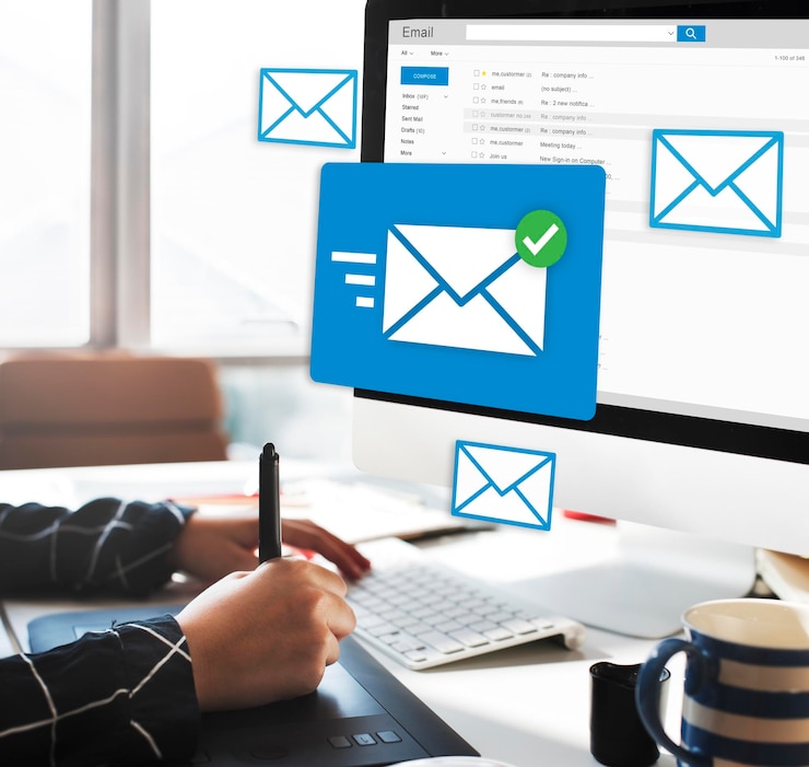 Foto gratuito messaggio chat online testo sociale concept