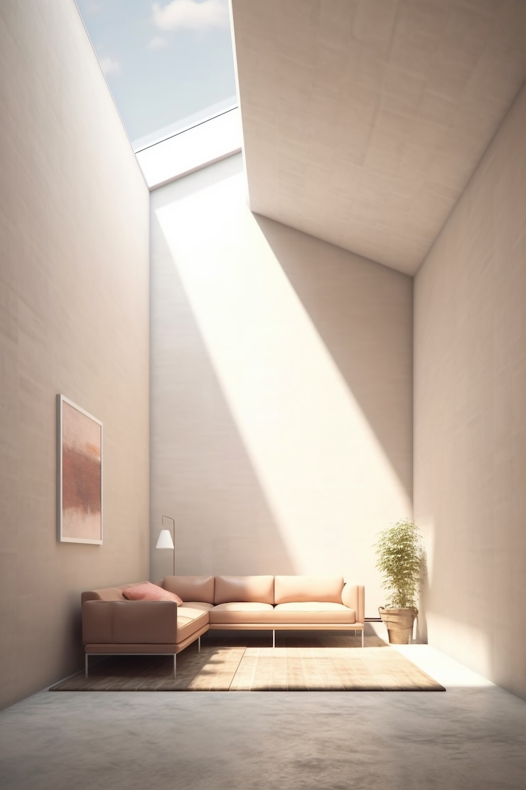 Foto gratuito minimalista e fantastico design d'interni