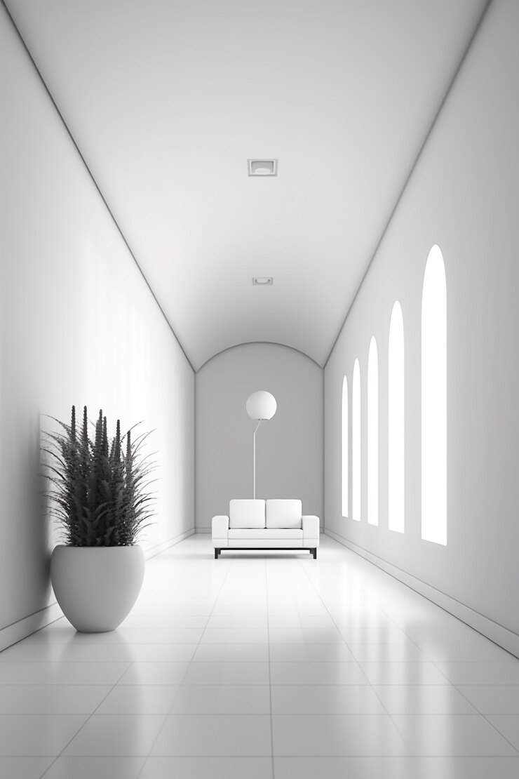 Foto gratuito minimalista e fantastico design d'interni