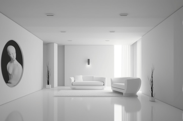 Foto gratuito minimalista e fantastico design d'interni