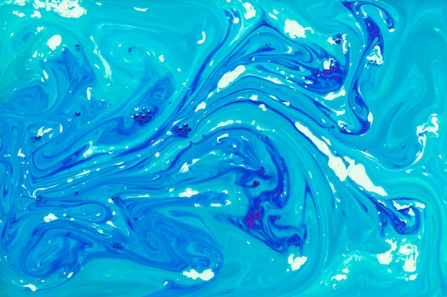 Mix di blu scuro nello sfondo di colori vivaci acrilico verde acqua