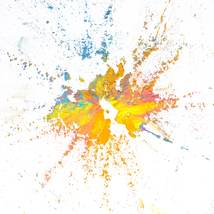 Foto gratuito mix di colori vivaci colori secchi