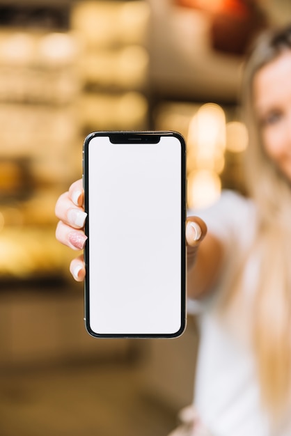 Modello di cellulare del negozio di pasticceria