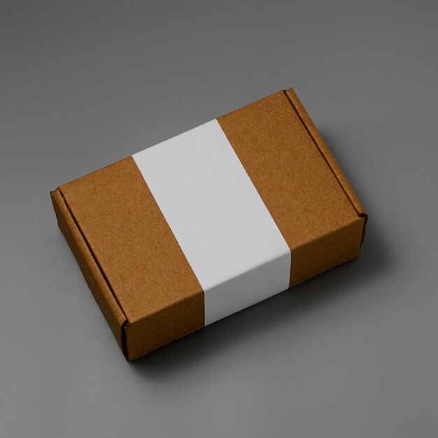Modello di scatola in rilievo con fascia abdominale