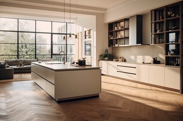 Moderno design degli interni delle cucine