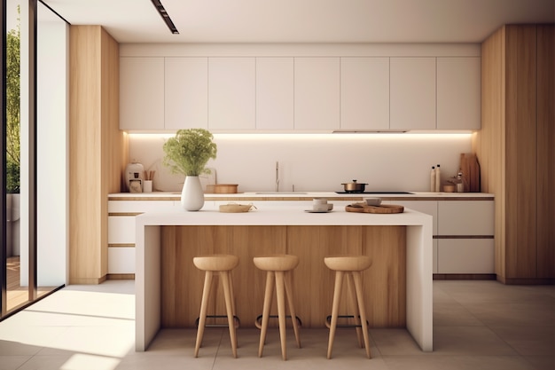 Moderno design degli interni delle cucine