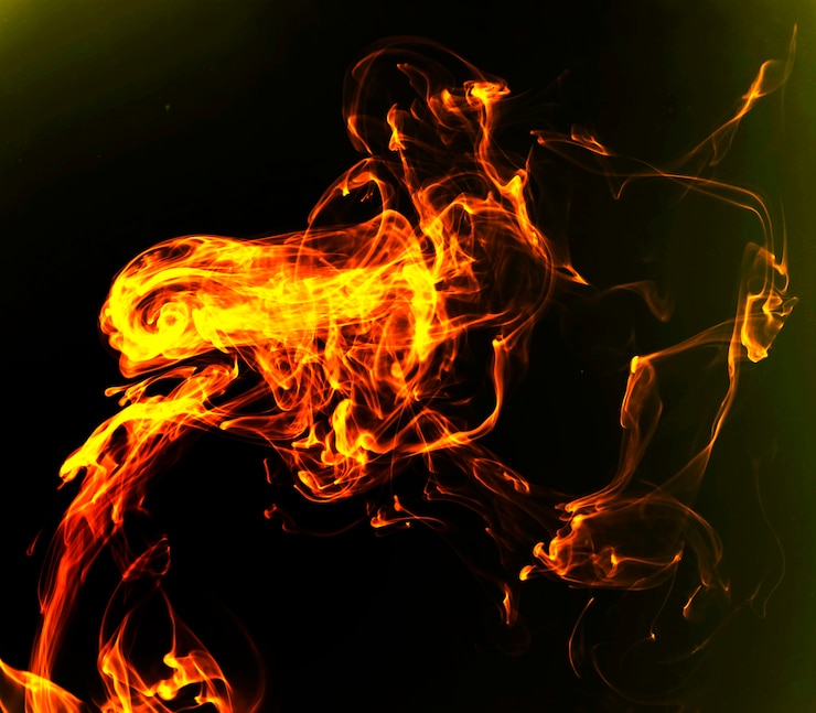 Foto gratuito montagna di fuoco