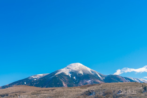 montagna inverno in Giappone