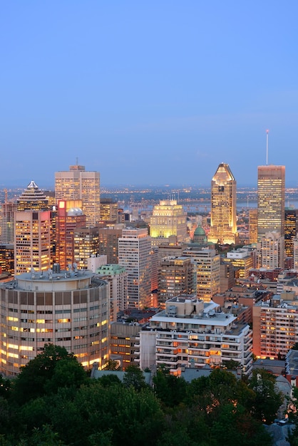 Montreal al tramonto