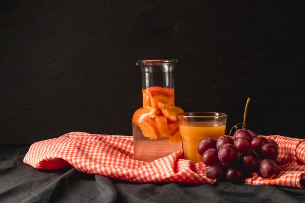 Moody fruit still life