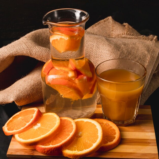 Moody fruit still life