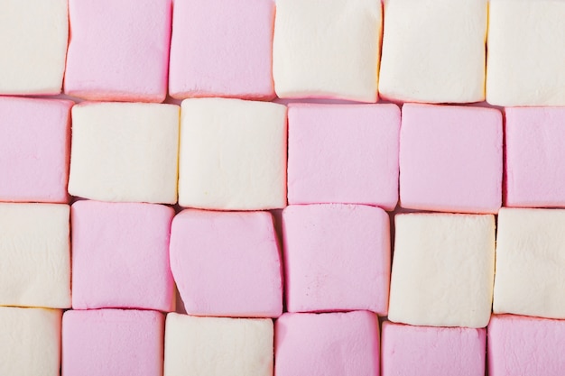 Morbida composizione di marshmallows