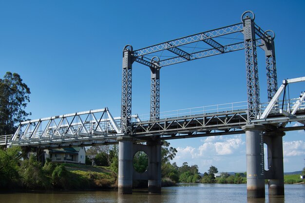 Morpeth Bridge durante il Nuovo Galles del Sud, Australia