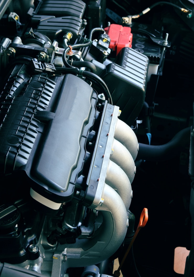 Foto gratuito motore dell'auto