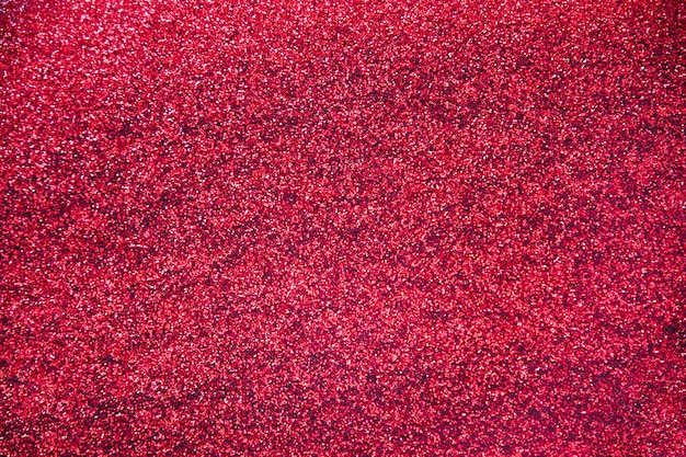 Mucchio di glitter rosso