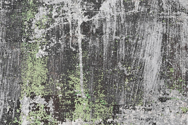 Muro di ardesia spazio copia macchiato grigio e verde