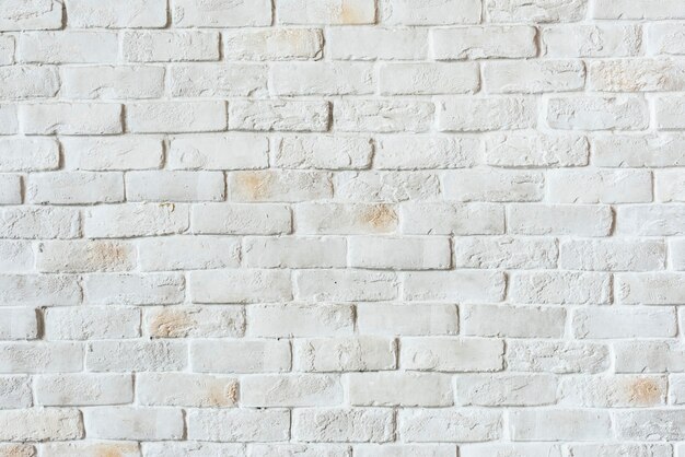 Muro di mattoni bianchi strutturato