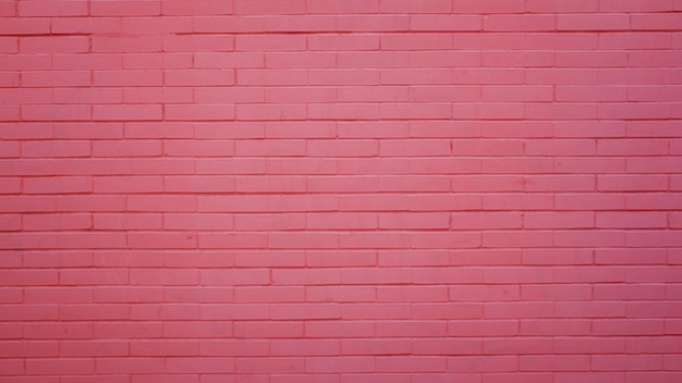 Muro di mattoni rosa