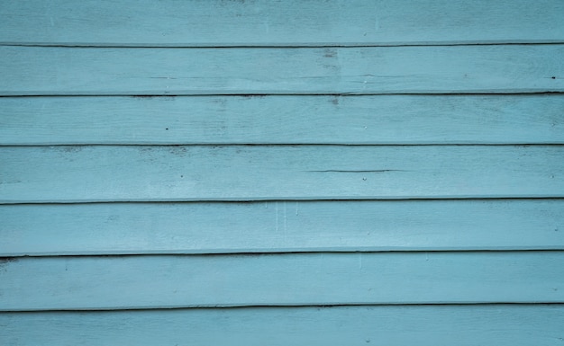 Muro di tavole di legno blu