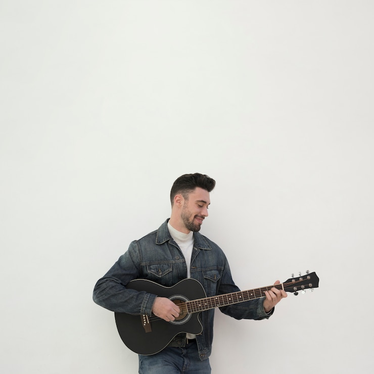 Foto gratuito musica per chitarra all&#39;aperto