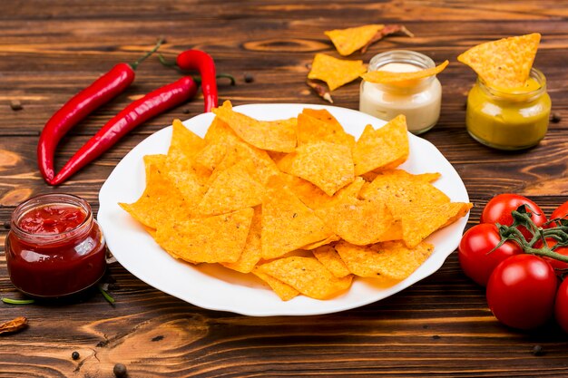 Nachos still life