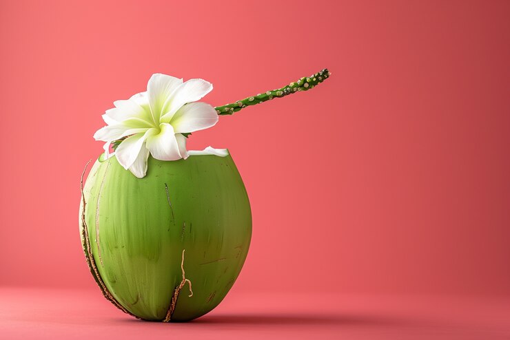 Foto gratuito natura morta di cocco