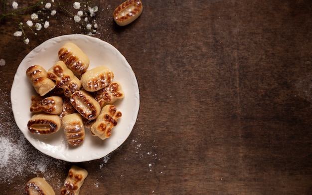 Natura morta di deliziosa pasticceria