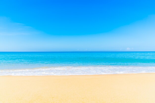 natura, spiaggia bianca paesaggio tropicale