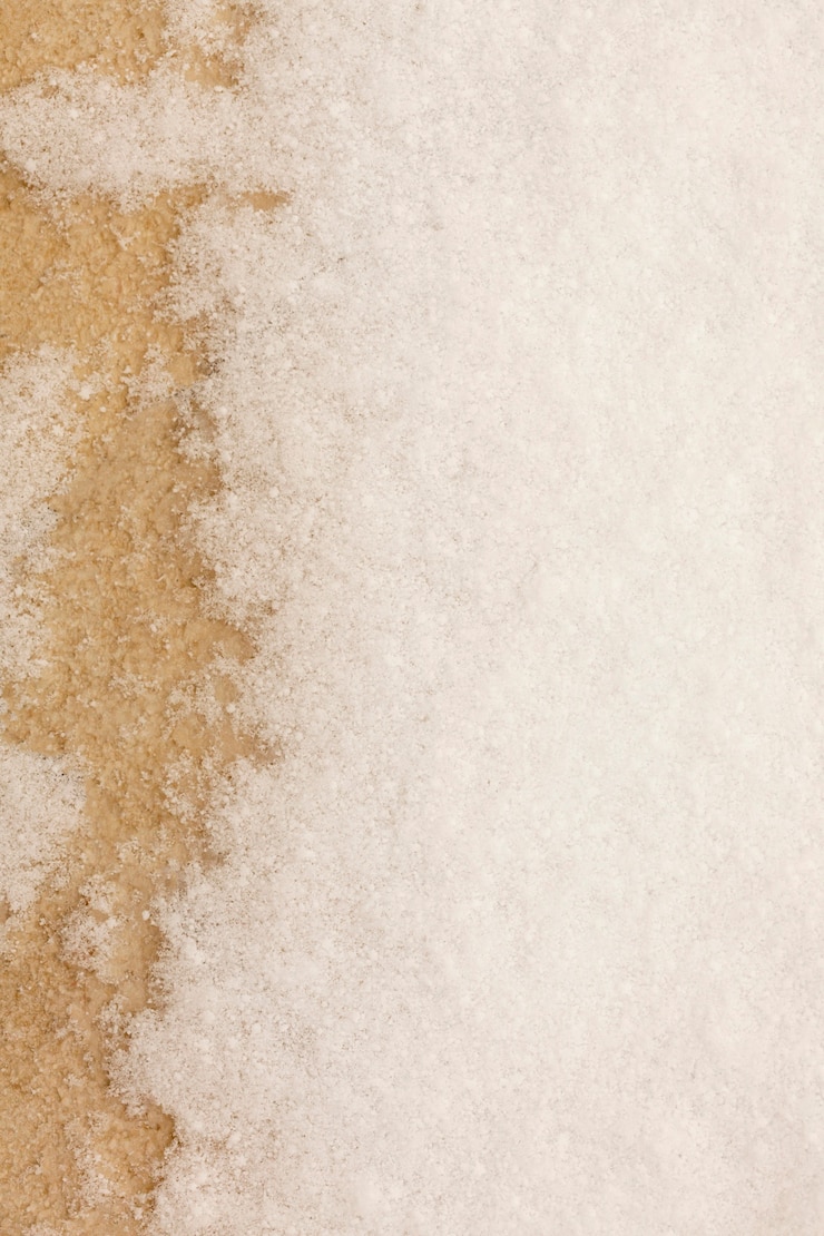 Foto gratuito neve sulla trama concreta