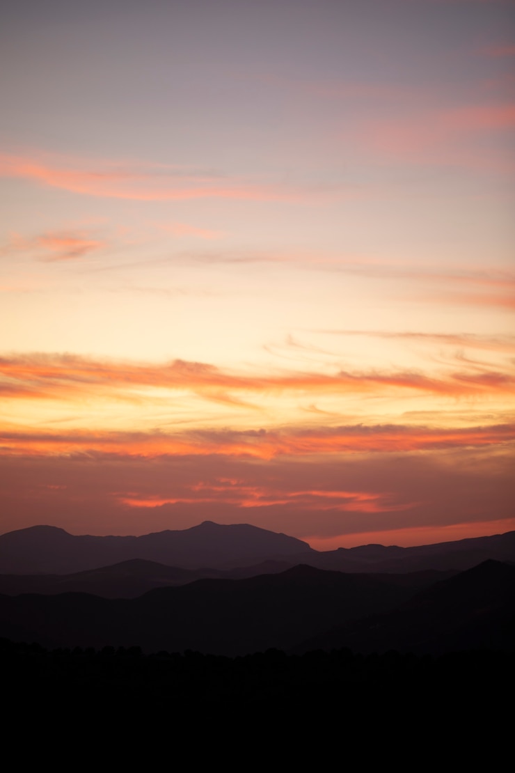 Foto gratuito orange posso generare uno sfondo di nuvole gratis sul cielo