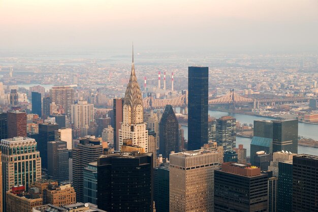 Orizzonte di Manhattan di New York City