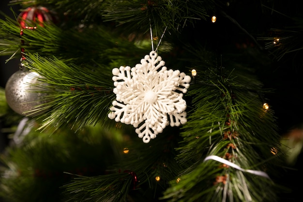 Ornamento di natale del primo piano