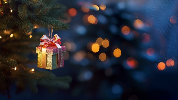 Ornamento regalo per albero di Natale