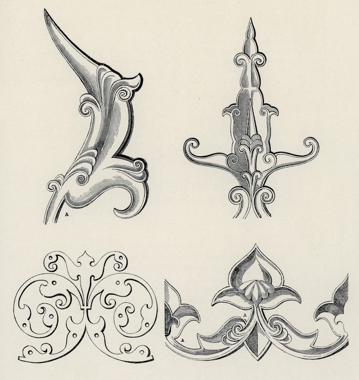 Foto gratuito owen jones, famosa grammatica dell'ornamento del xix secolo.