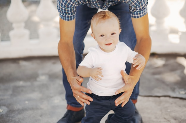 padre con figlio