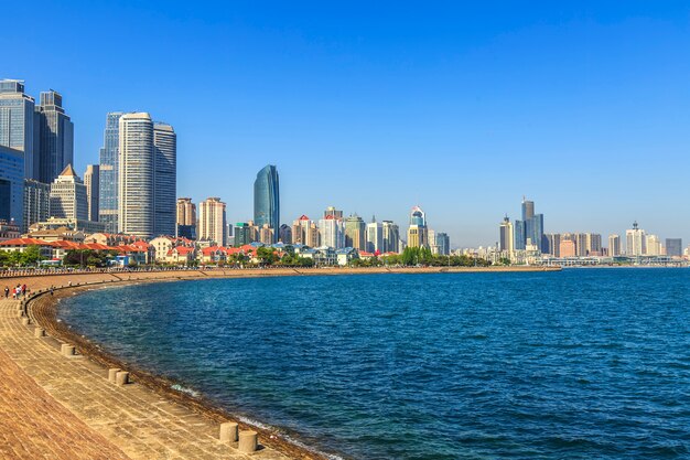 Paesaggio bella sabbia torre città d&#39;affari