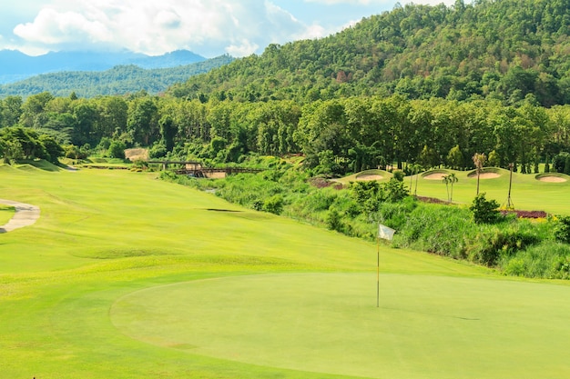 Paesaggio del campo da golf